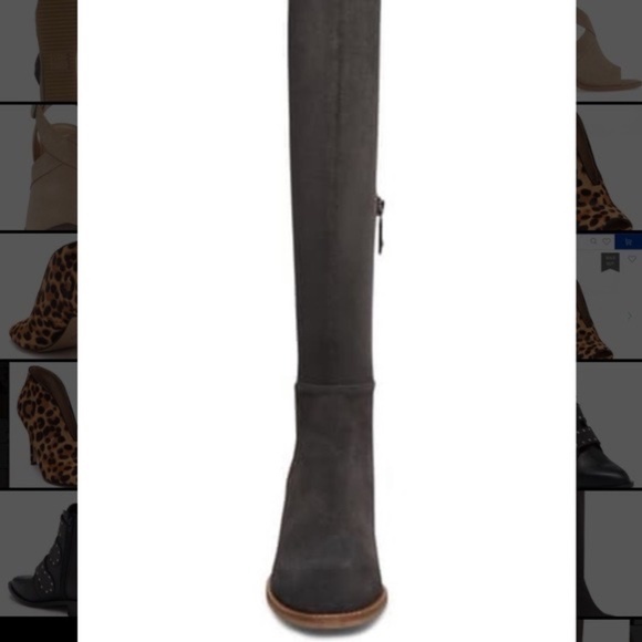 NEW Blondo Women’s Nada Waterproof Knee High TALL Boots GRAY COMFORT FIT STRETCH - Picture 9 of 9